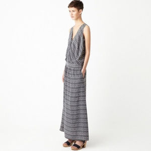 NWT Steven Alan Graphic Print Silk Maxi Dress
